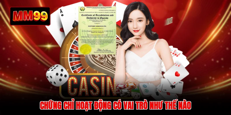 Chứng chỉ hoạt động có vai trò như thế nào